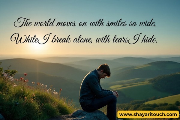 Feeling Alone Sad Shayari