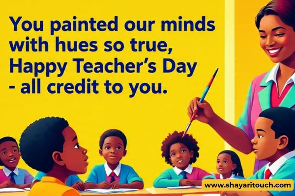 Happy Teacher Day Shayari 2 lines