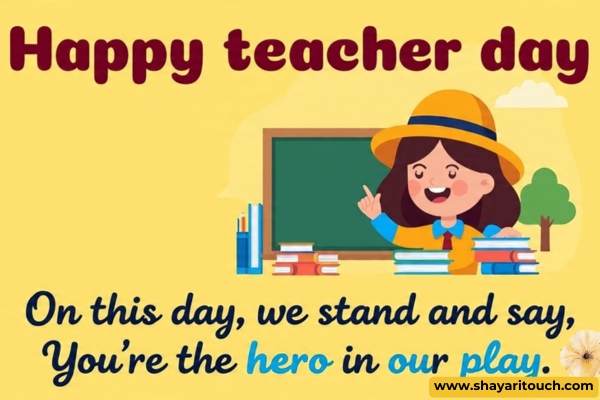 Happy Teacher's Day Shayari