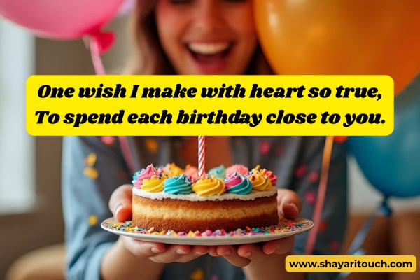 Love birthday shayari