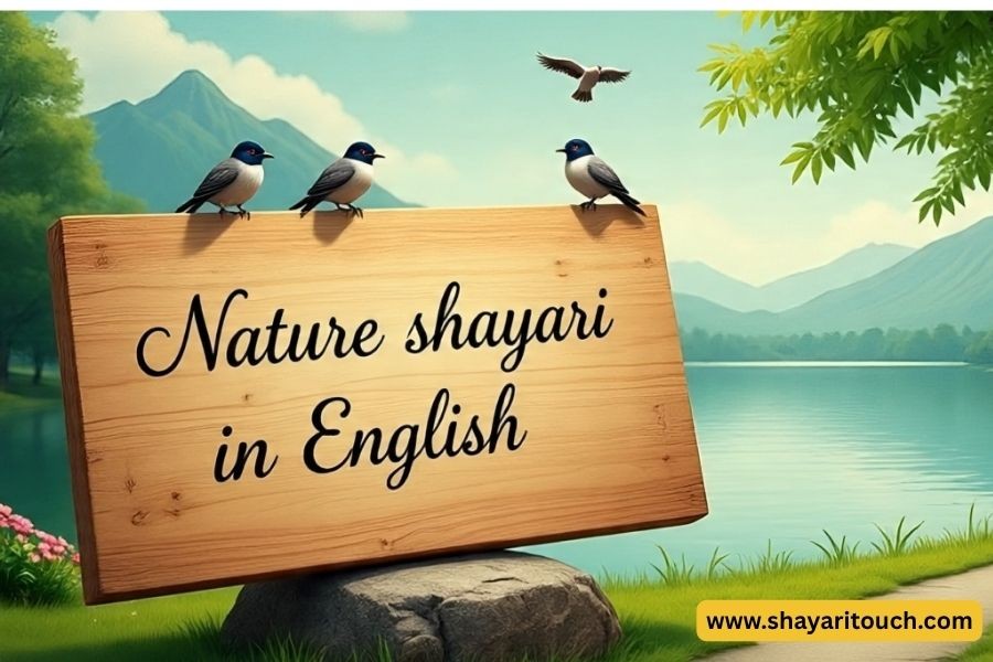 Nature shayari in English