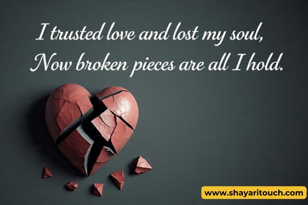 Painful Alone Sad Shayari