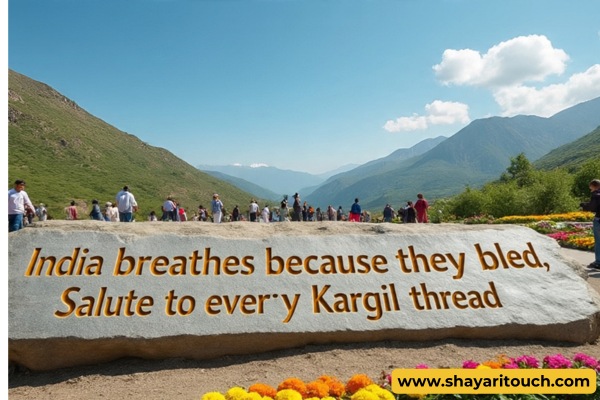 Patriotic Shayari on Kargil Vijay Diwas
