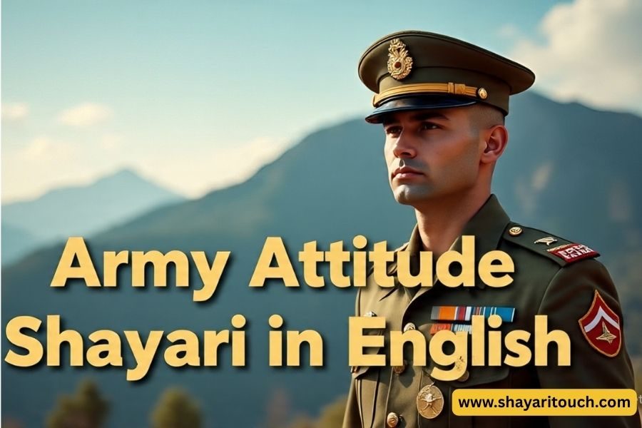 Army Attitude Shayari in English