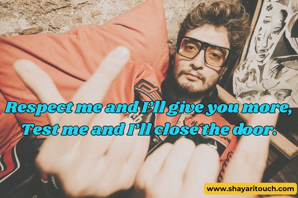 Attitude Shayari 2 line