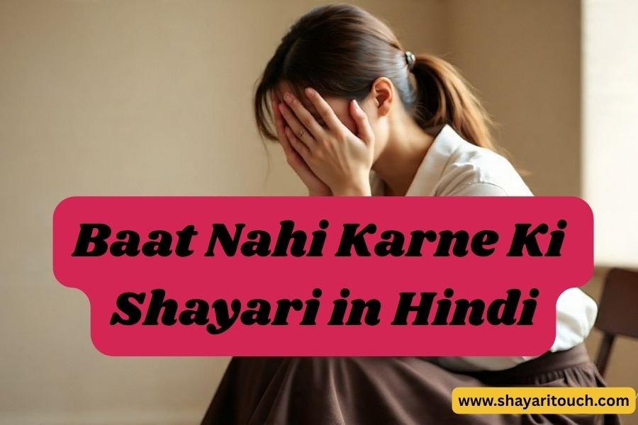 Baat Nahi Karne Ki Shayari In Hindi
