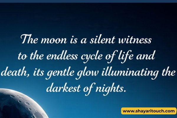 Moon shayari for instagram