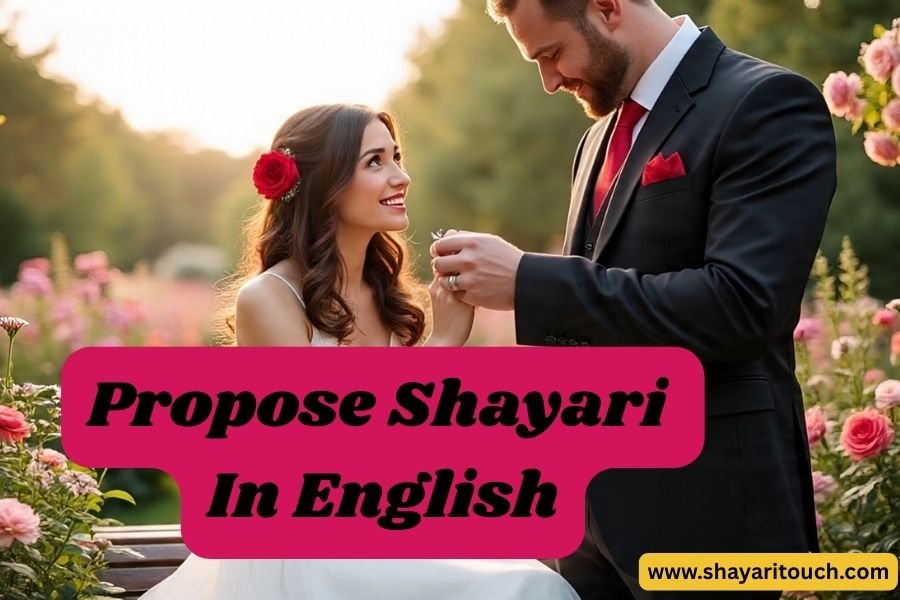 Propose Shayari In English