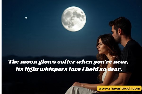 Romantic Moon shayari