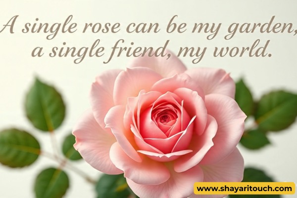 Rose Flower Shayari
