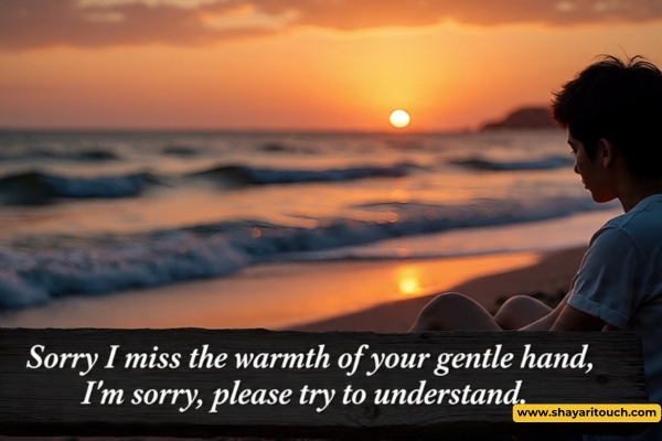 Sorry shayari for boyfriend