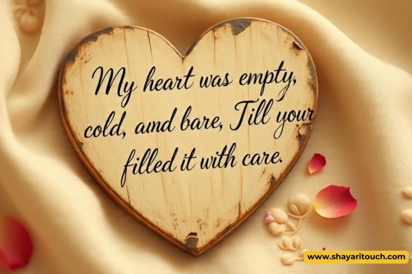 love shayari in english (2) lines