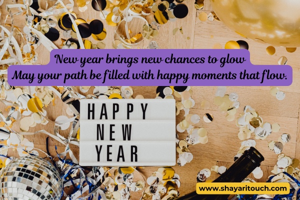 Happy new year shayari