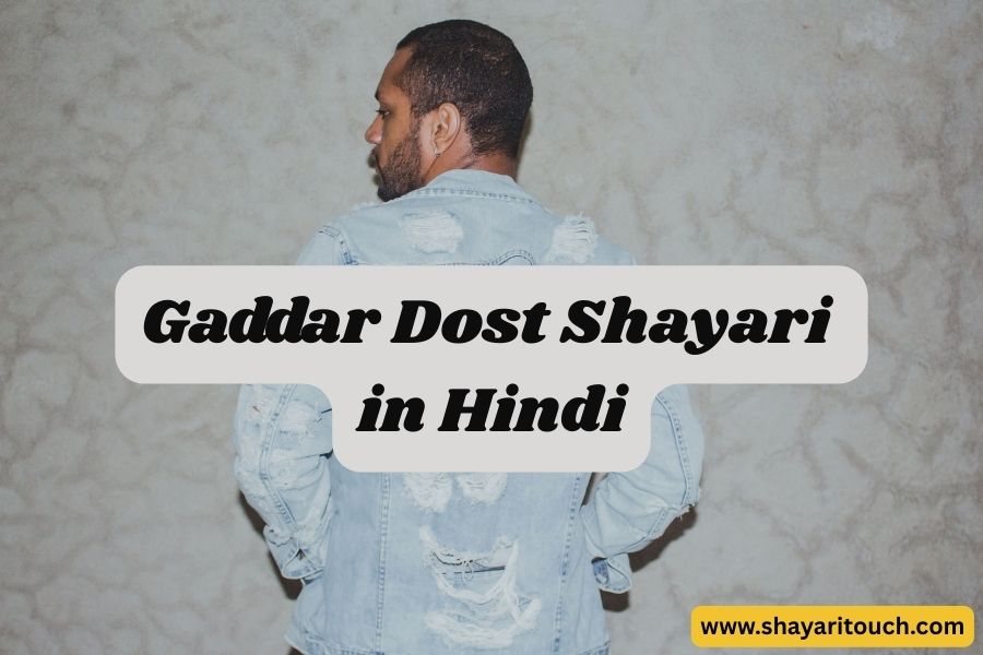 Gaddar Dost Shayari