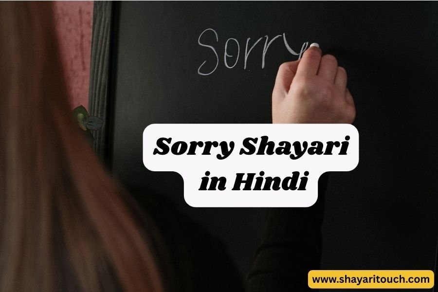 sorry shayari